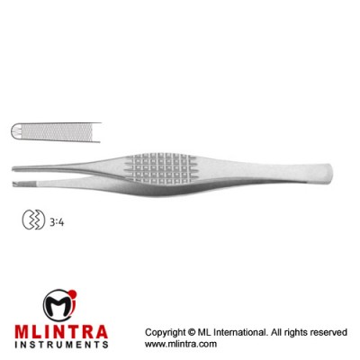 Ramsey Dissecting Forceps 3 x 4 Teeth Stainless Steel, 18 cm - 7" Ramsey Dissecting Forceps 3 x 4 Teeth Stainless Steel, 18 cm - 7"